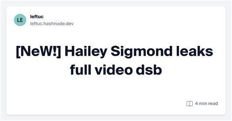 hailey.sigmond onlyfans leaks|Hailey Sigmond : r/21stCenturyBabes